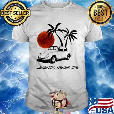 Car legends never die sunset shirt