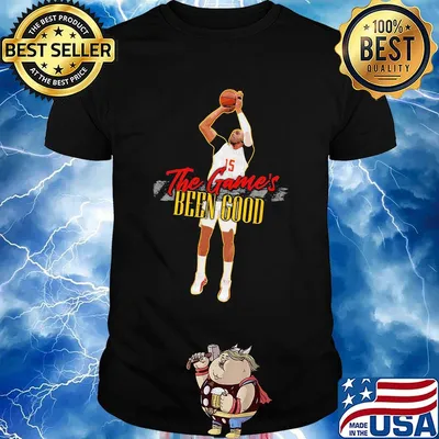 Carter no. 15 the game's been good atlanta basketball legend player shirt