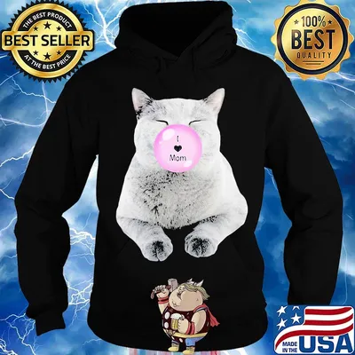 Cat I love mom s Hoodie