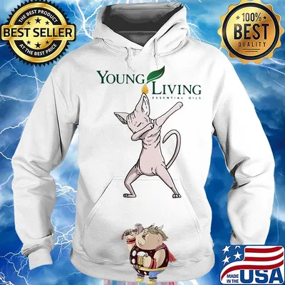 Cat young living essential oils s Hoodie