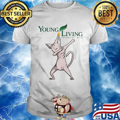 Cat young living essential oils shirt