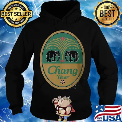 Chang beer thailand elephant bangkok phuket s Hoodie