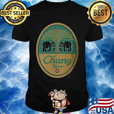 Chang beer thailand elephant bangkok phuket shirt