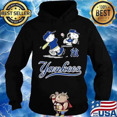 Charlie brown and snoopy new york yankees baseball s Hoodie