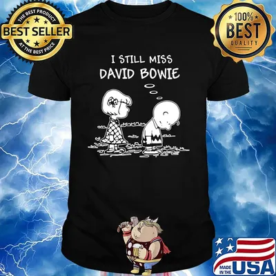 Charlie brown i still miss david bowie shirt
