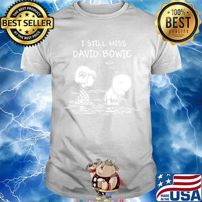 Charlie brown i still miss david bowie shirt