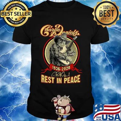 Charlie daniels 1936 2020 rest in peace signature shirt