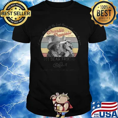 Charlie daniels 1936 2020 thank you for the memories signature vintage retro shirt