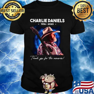 Charlie daniels 1936 2020 thank you for the memories star shirt