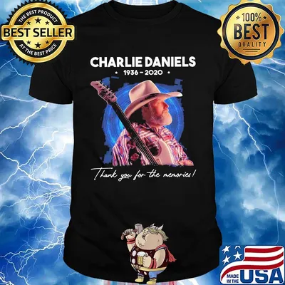 Charlie daniels 1936 2020 thank you for the memories stars shirt