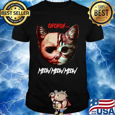 Chchch meow meow meow The faces of the two cats were joined together shirt