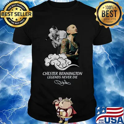 Chester bennington tattoos legends never die signature shirt