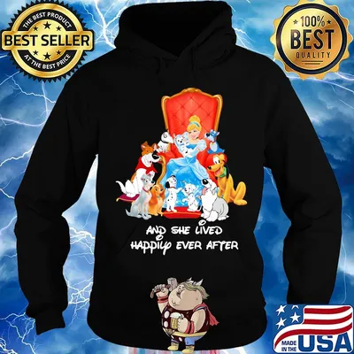 Cinderella lady and the tramp and she lived happily ever after s Hoodie