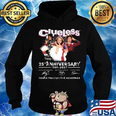Clueless 25th anniversary 1995-2020 thank you for the memories signature s Hoodie