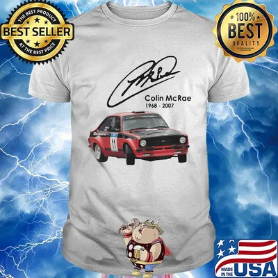 Colin mcrae 1968 2007 signature shirt