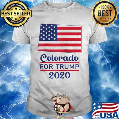 Colorado for donald trump 2020 flag shirt