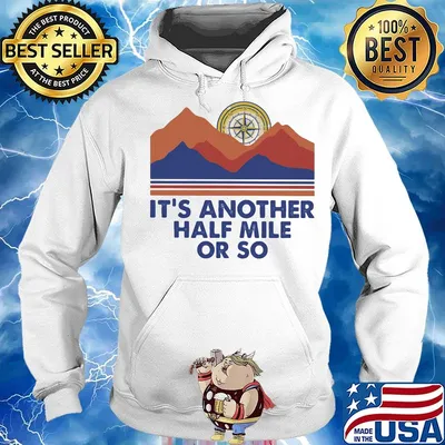 Compass it's another half mile or so s Hoodie