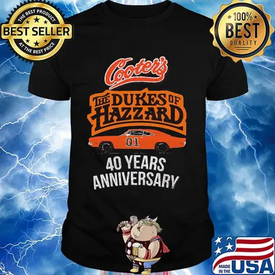 Cooter's the dukes of hazzard 40 years anniversary shirt