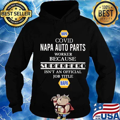 Covid napa worker because superhero isnt an official job title s Hoodie
