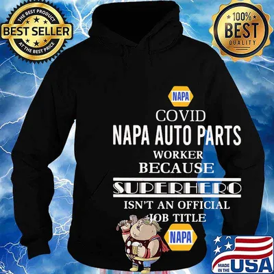 Covid napa worker because superhero isnt an official job title s Hoodie