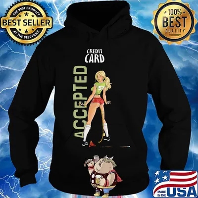 Credit card accepted number 57 s Hoodie