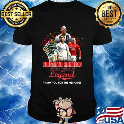 Cristiano Ronaldo the man the myth the legend thank you for the memories shirt