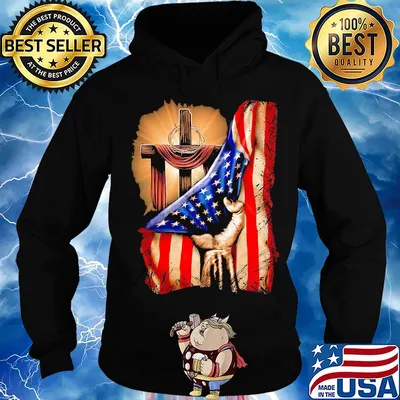 Cross Christ American Flag Pride Hand Christian Lover Gift Shirt Hoodie
