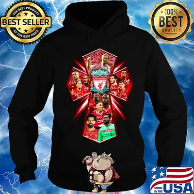 Cross liverpool football club champions players signatures s Hoodie