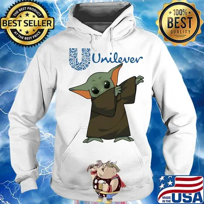 Dabbing baby yoda mask unilever logo coronavirus s Hoodie