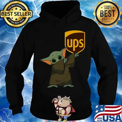 Dabbing baby yoda mask ups logo coronavirus s Hoodie