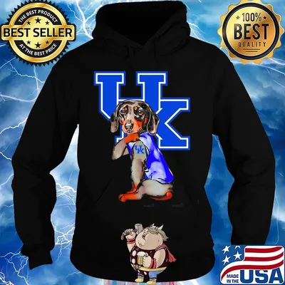 Dachshund tattoos kentucky wildcats football logo s Hoodie