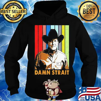 Damn strait vintage retro s Hoodie