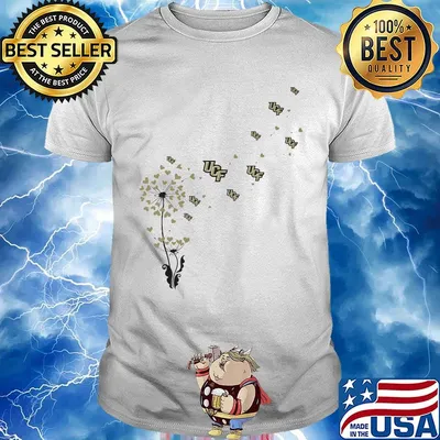 Dandelion flower central florida knights football logo shirt