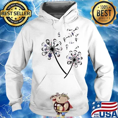 Dandelion flower halloween michael myers s Hoodie
