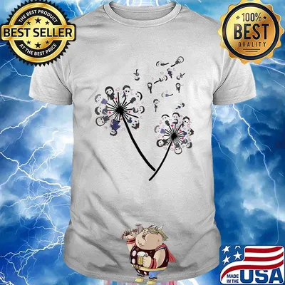 Dandelion flower halloween michael myers shirt