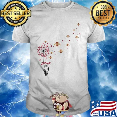 Dandelion flower iowa state football logo shirt