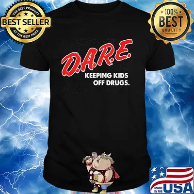 DARE keeping kids off drugs shirt