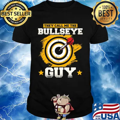 Darts they call me the bullseye guy stars shirt