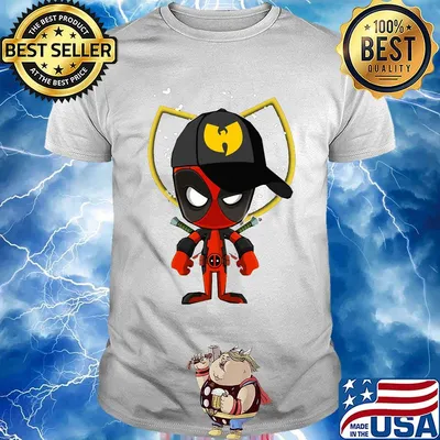 Deadpool wu-tang logo shirt