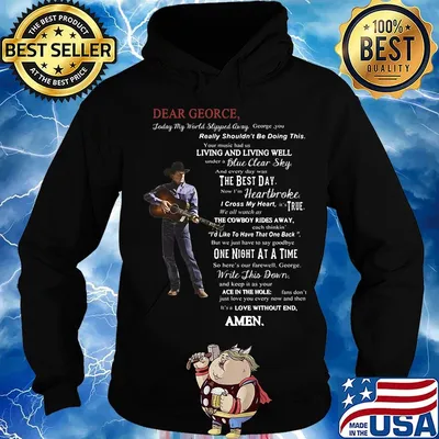 Dear george today my world slipped away george you really shouldn't be doing this your music had us living and living well s Hoodie