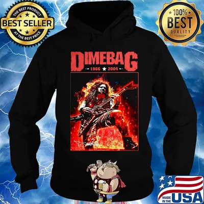 Dimebag darrell 1966 2004 signature s Hoodie