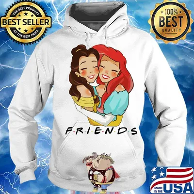 Disney belle and ariel friends s Hoodie