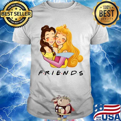 Disney belle and eilonwy friends shirt