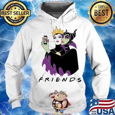 Disney maleficent and evil queen selfie friends s Hoodie