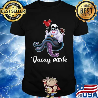Disney mickey mouse ursula vacay mode shirt