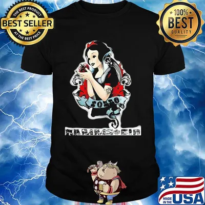 Disney snow white rammstein band shirt