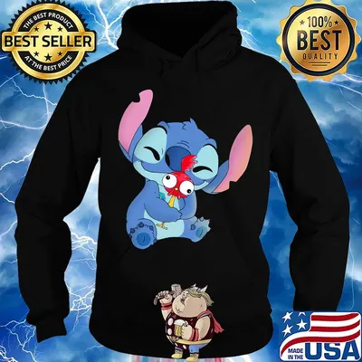 Disney stitch hug chicken s Hoodie