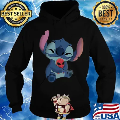 Disney stitch hug deadpool s Hoodie