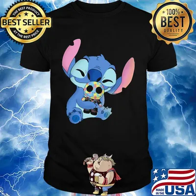 Disney stitch hug jack skellington autism awareness shirt