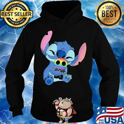 Disney stitch hug jack skellington lgbt s Hoodie